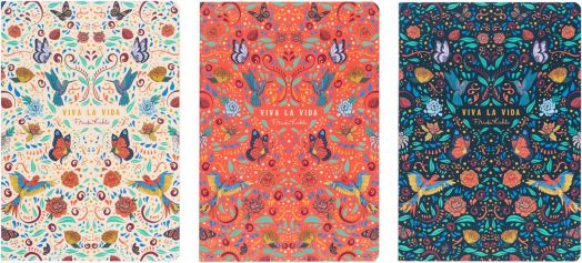Комплект тефтери Grupo Erik - Frida Kahlo Viva La Vida, 3 бр.