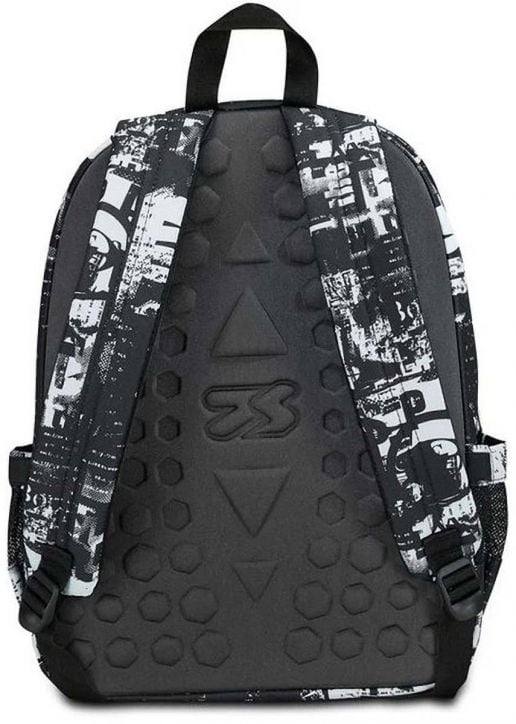 Ученическа раница Seven Freethink Jet Black с две отделения и USB порт