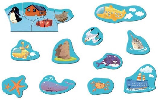 Магнитна игра Dodo: Карта на света