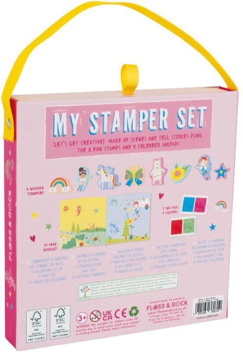 Творчески комплект с печати Floss & Rock - Rainbow fairy