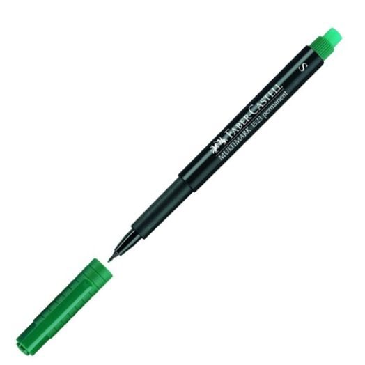 Тънкописец Faber-Castell OHP S, Зелен