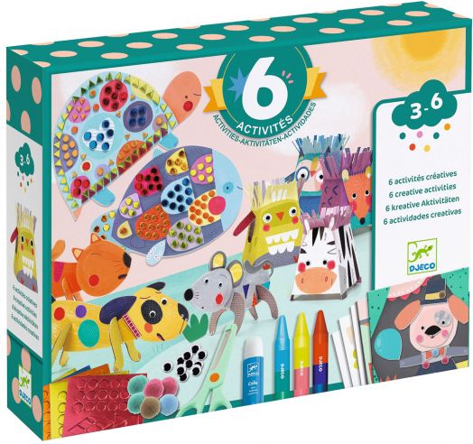 Креативен комплект Djeco - Къщата на животните