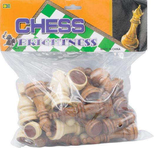 Дървени фигури за шах Lux