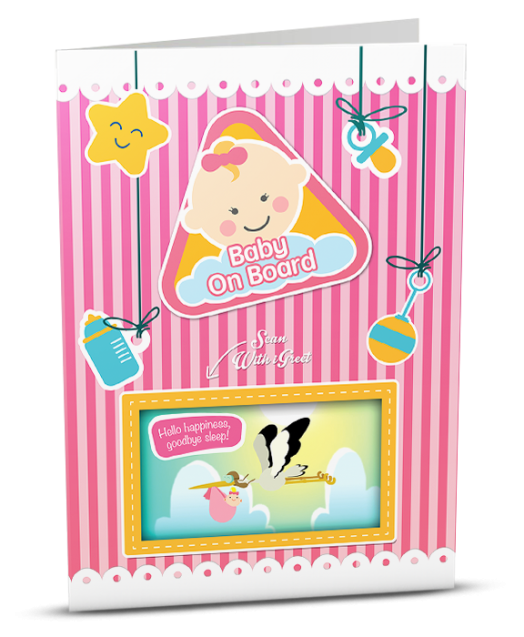 iGreet Картичка - Baby Girl