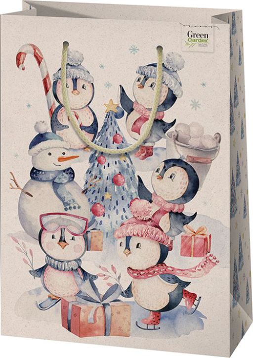 Подаръчна торбичка Cardex с пингвини