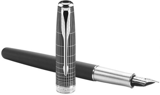 Писалка Parker Sonnet Contort Black Cisele ST