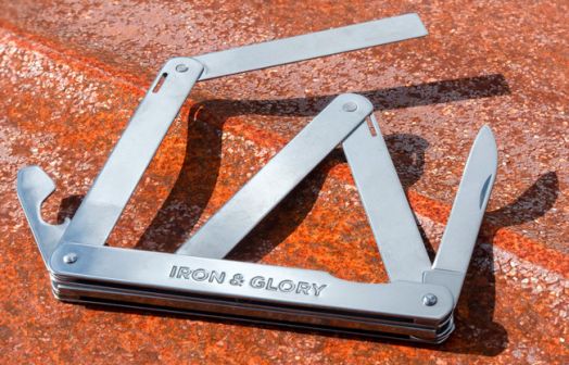 Метър с ножче и отварачка Iron & Glory