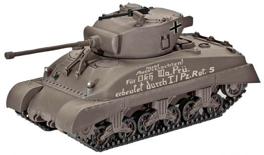 Сглобяем модел Revell - Танк Sherman M4A1