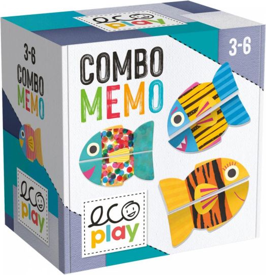 Образователен пъзел Headu EcoPlay - Моята първа игра на памет