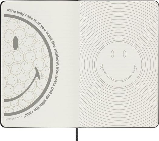 Тефтер Moleskine Smiley с линирани страници