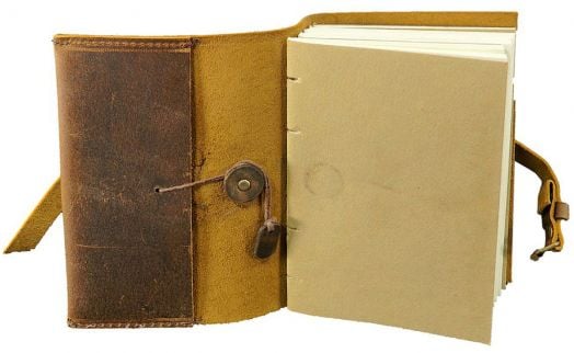 Кожен тефтер Lamali Enki, 13 х 18 см.