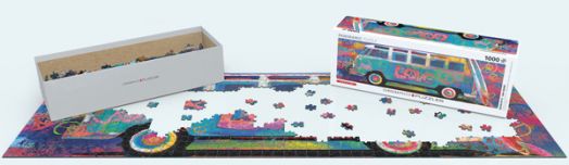 Панорамен пъзел Eurographics - Love Splash, 1000 части