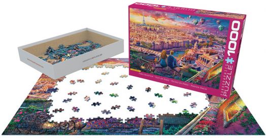 Пъзел Eurographics - Париж отвисоко, 1000 части