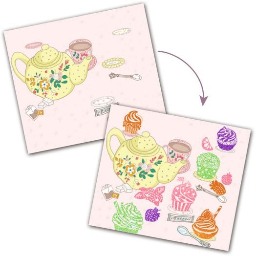 Творчески комплект Djeco - Направи си сам картинки