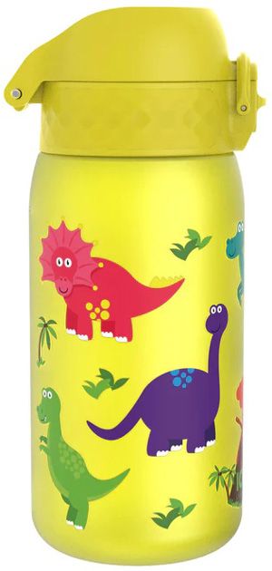 Бутилка за вода Ion8 - Динозаври, 350 мл.
