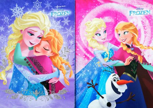 Тетрадка Frozen А4, 42 листа с широки редове