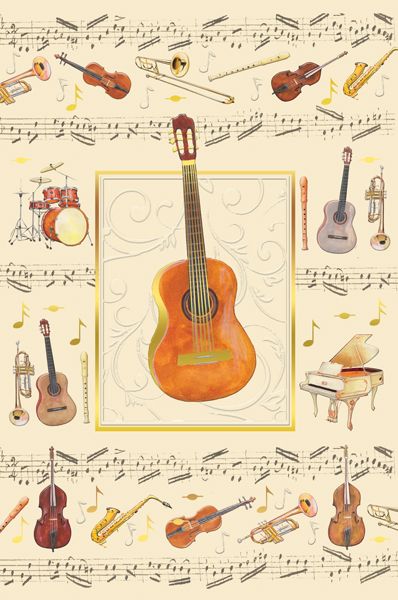 Картичка Editor: Китара и други музикални инструменти