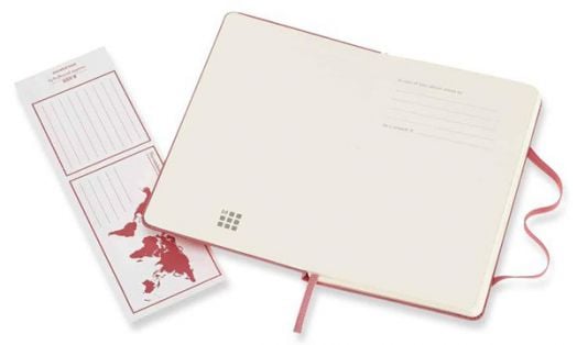 Джобен антично-розов тефтер Moleskine с твърди корици и линирани страници