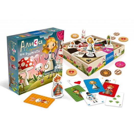 Детска настолна игра: Алиса в страната на чудесата