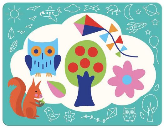 Творчески комплект Djeco - Картини с вода, На път