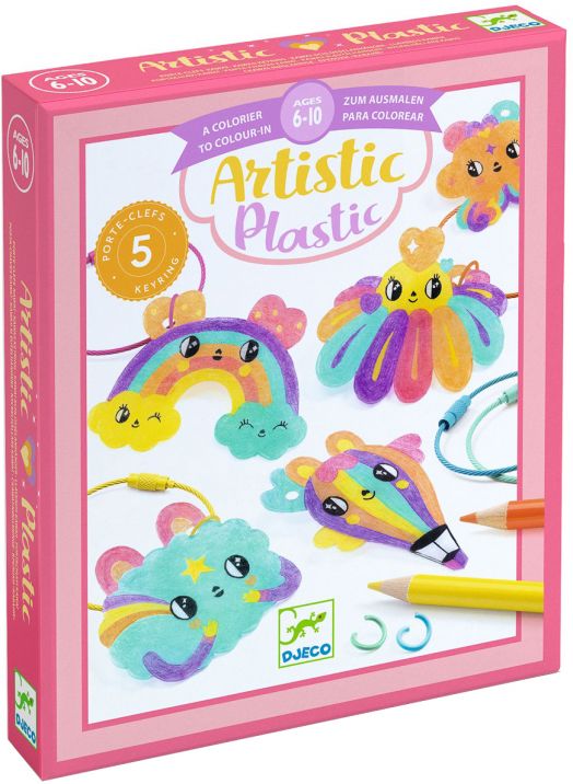 Творчески комплект Djeco - Направи си сам ключодържатели