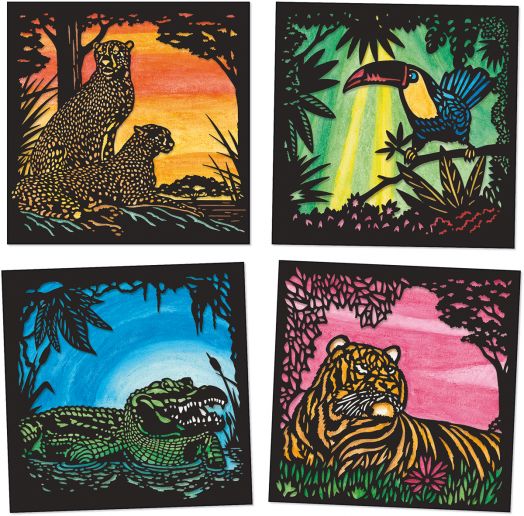 Комплект за рисуване Djeco: Акварел Blacklight