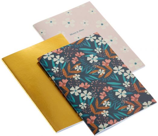 Комплект от 3 тетрадки Miquelrius Wild Flowers