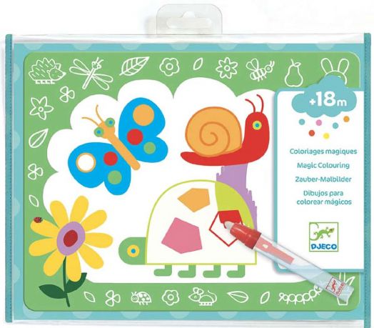 Творчески комплект Djeco - Картини с вода, На път