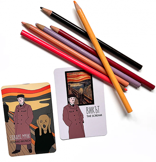 Настолна семейна арт игра Otimo: Family Art Game