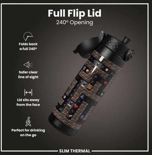 Бутилка за вода Ion8 - Геймър, 500 мл