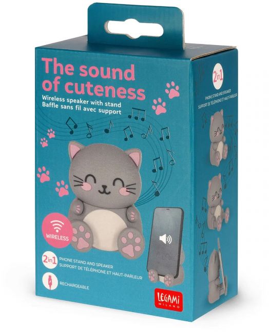 Безжична тонколона с поставка Legami - Kitty