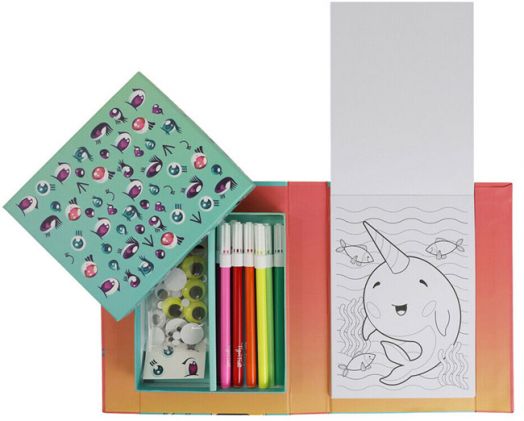 Творчески комплект Tiger Tribe Crazy Eyes Cuties за оцветяване