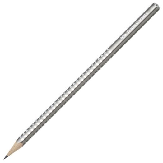 Графитен молив Faber-Castell Sparkle Pearl Silver