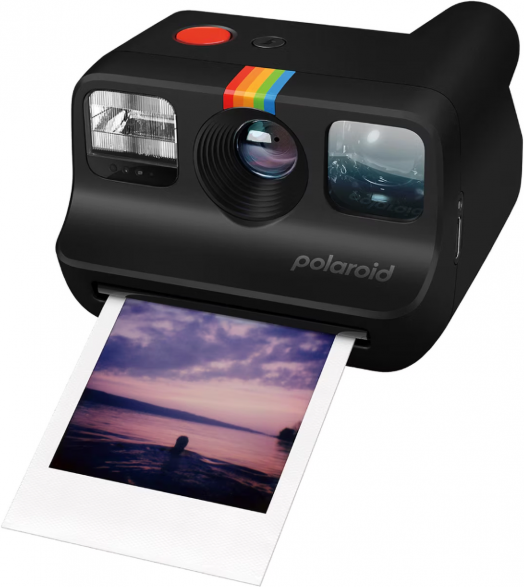 Фотоапарат за моментни снимки Polaroid Go Generation 2, Black