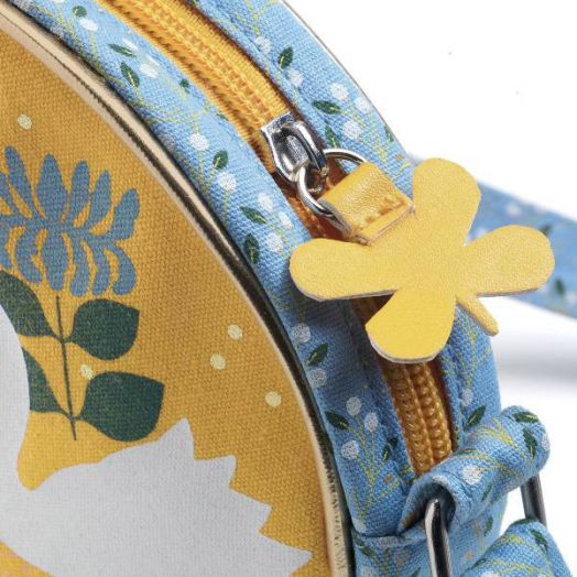 Детска чанта Djeco - Лебед, 100% памук