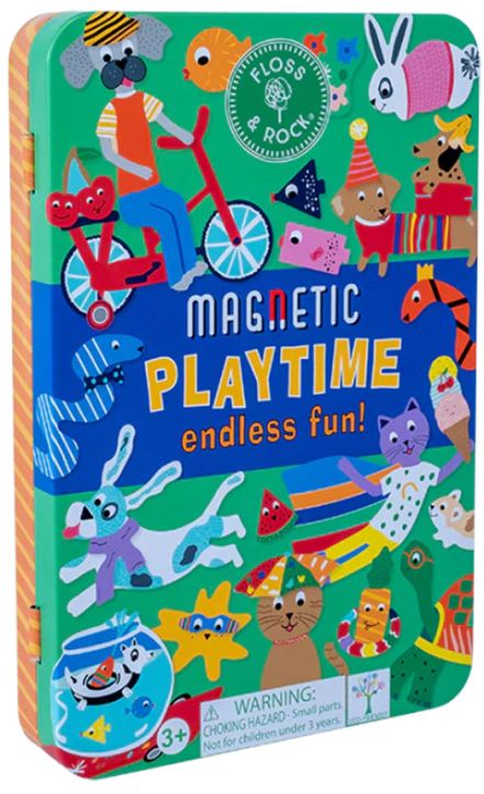 Кутия с магнити Floss & Rock, Magnetic Playtime, Pets - Домашни любимци
