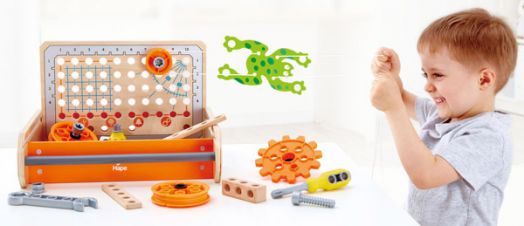 Игрален комплект Hape - Кутия с инструменти