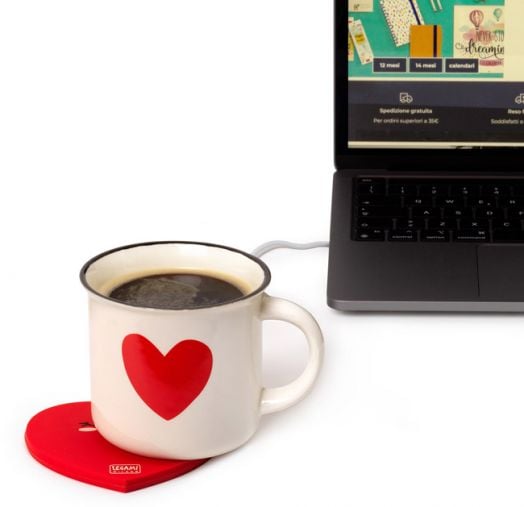 Поставка за затопляне на чаша Legami - Heart