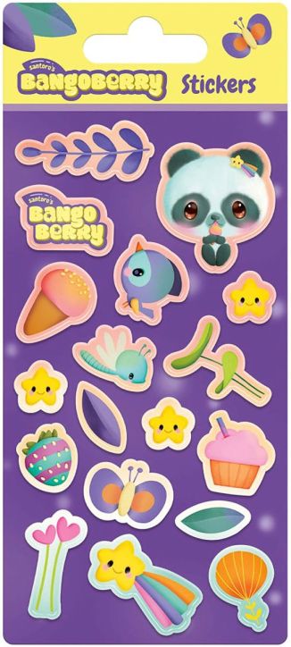 Стикери Santoro Bangoberry Pally Panda, 18 бр.