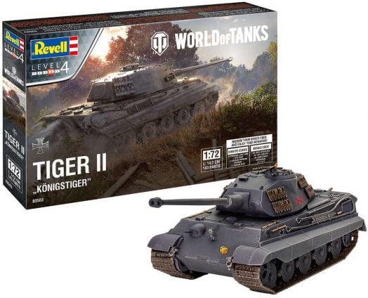 Сглобяем модел Revell - Танк Tifer II Ausf.B King