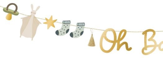 Гирлянд PartyDeco - Oh Baby