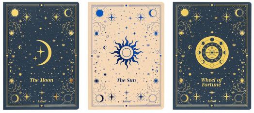 Комплект тефтери Grupo Erik - Astral, 3 бр.