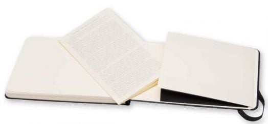 Творчески тефтер Moleskine Watercolour Album с твърди корици и нелинирани страници