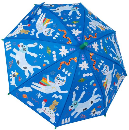 Детски магически чадър Floss & Rock, Colour Changing Umbrella, Pets - Домашни любимци