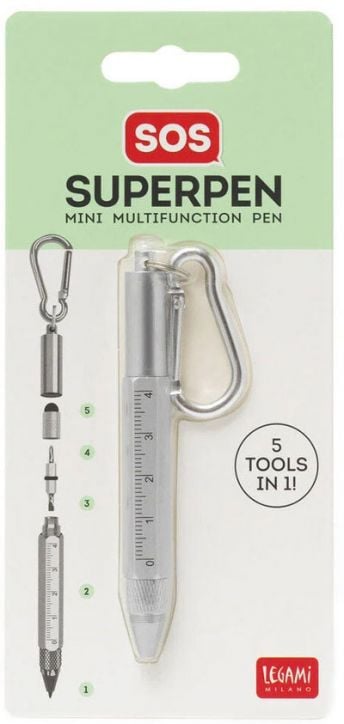 Мини многофункционална химикалка Legami