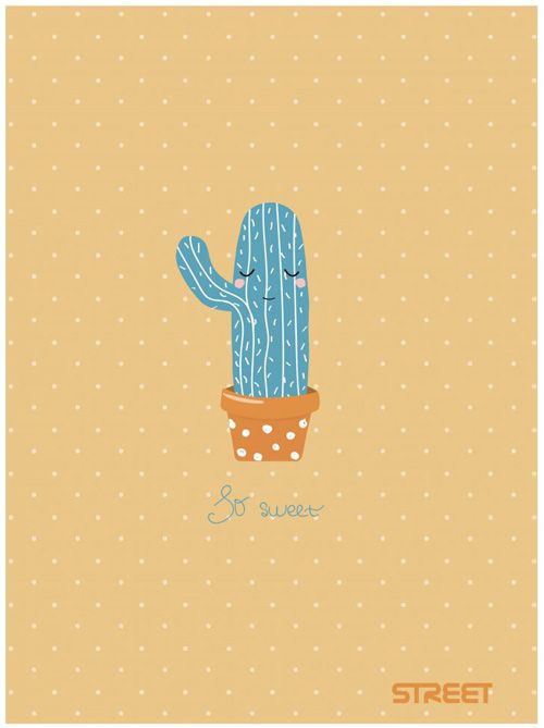 Тетрадка Street Sweet А5, 60 листа с широки редове