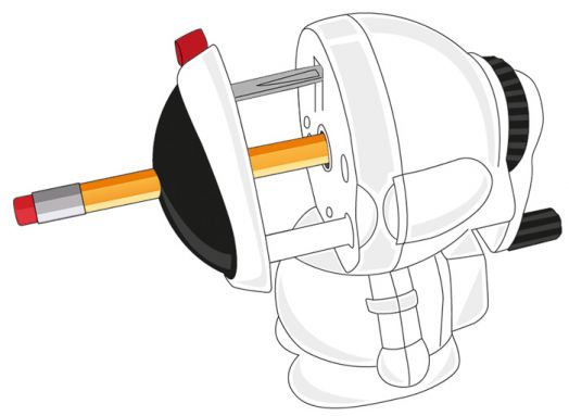 Механична острилка Legami - To the Moon and Back