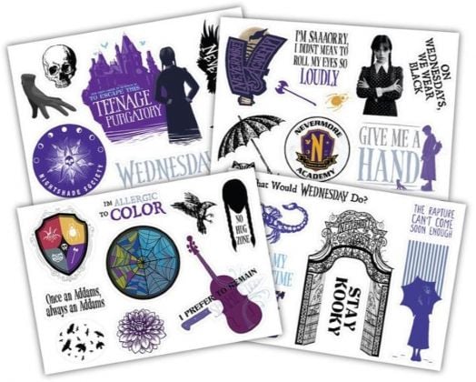 Стикери за устройства Blue Sky - Wednesday, 4 листа