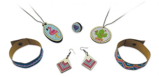 Творчески комплект Buki Teens - Направи сам бижута с бродерия