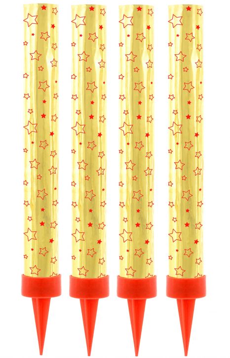 Фонтани за торта PartyDeco, 4 бр.